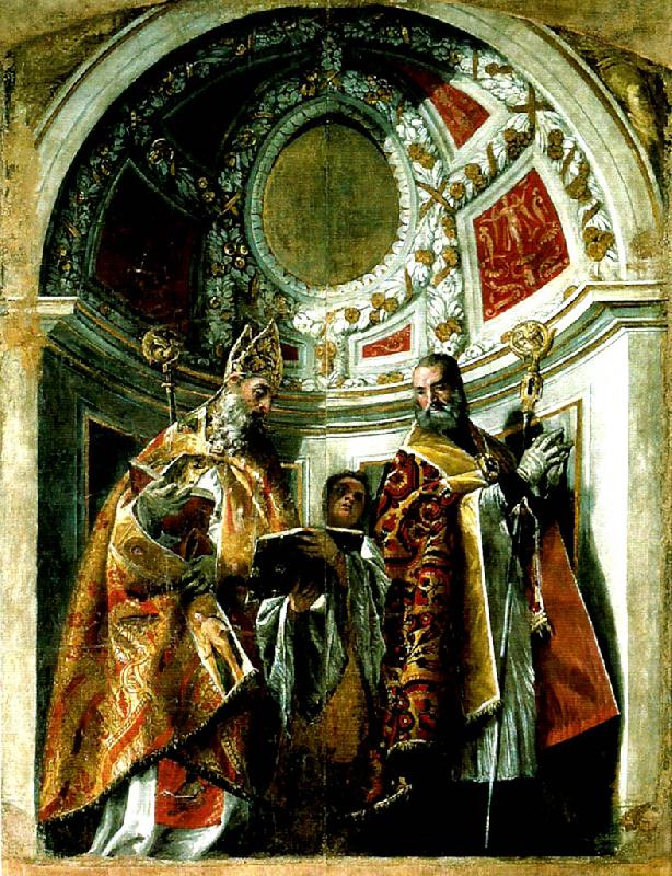 Paolo  Veronese ss. geminianus and severus and severus oil painting image